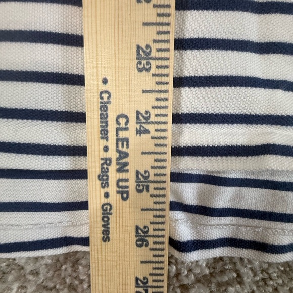 Ralph Lauren Pole white with blue stripes Custom Fit Size L - Picture 4 of 8